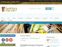 Tablet Screenshot of grocerycouponsource.com